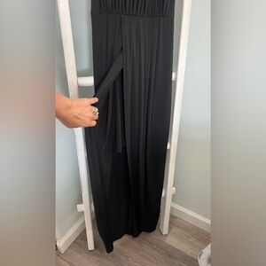 Venus long dress with front slit